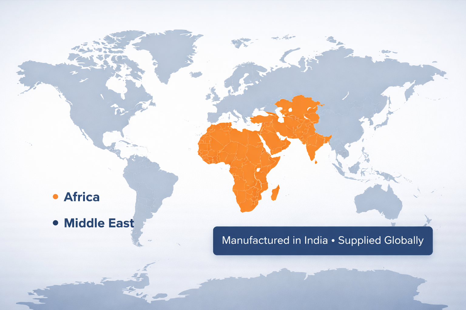 Steel Box India Export Regions – Africa and Middle East
